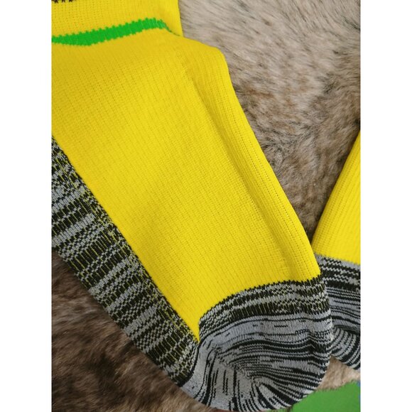 Randy Sun‎ Waterproof Breathable Knee High Socks Yellow & Gray Unisex - Picture 5 of 7